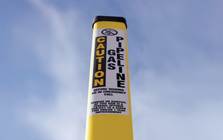 Gas Pipeline Marker