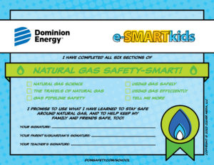 Natural Gas Safety-SMART certificate